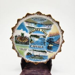 Vintage Niagara Falls Souvenir Wall Plate